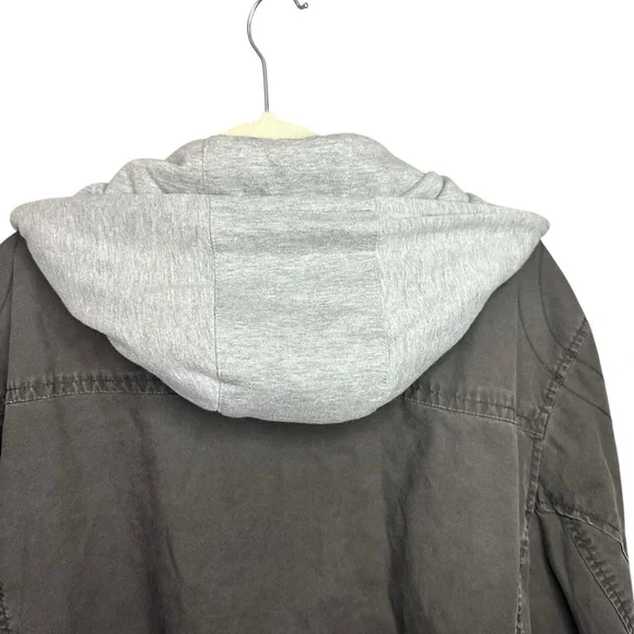 Guess Men’s Jacket with Detachable Hoodie Size XL - Picture 12 of 14